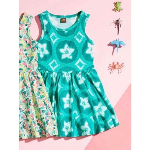 3/$30 Tea Collection Toddler Girls 2 Queensland Tank Dress BUY 2 GET 1 FREE - Picture 1 of 8